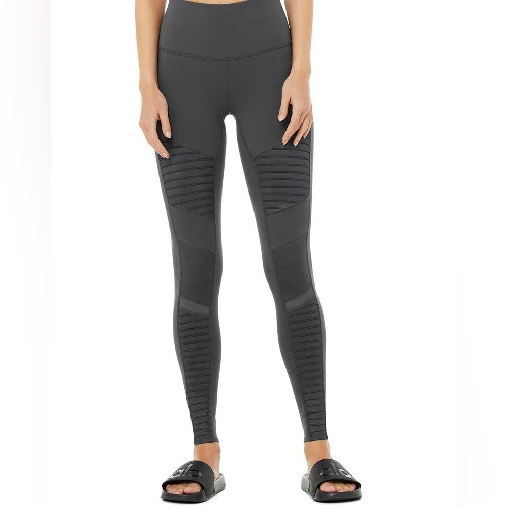 alo 7/8 High-Waist Moto Legging size small